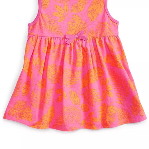 First Impressions Toddler Girls Simple Palm Tunic, Sweet Berry Size 3T - Picture 3 of 6